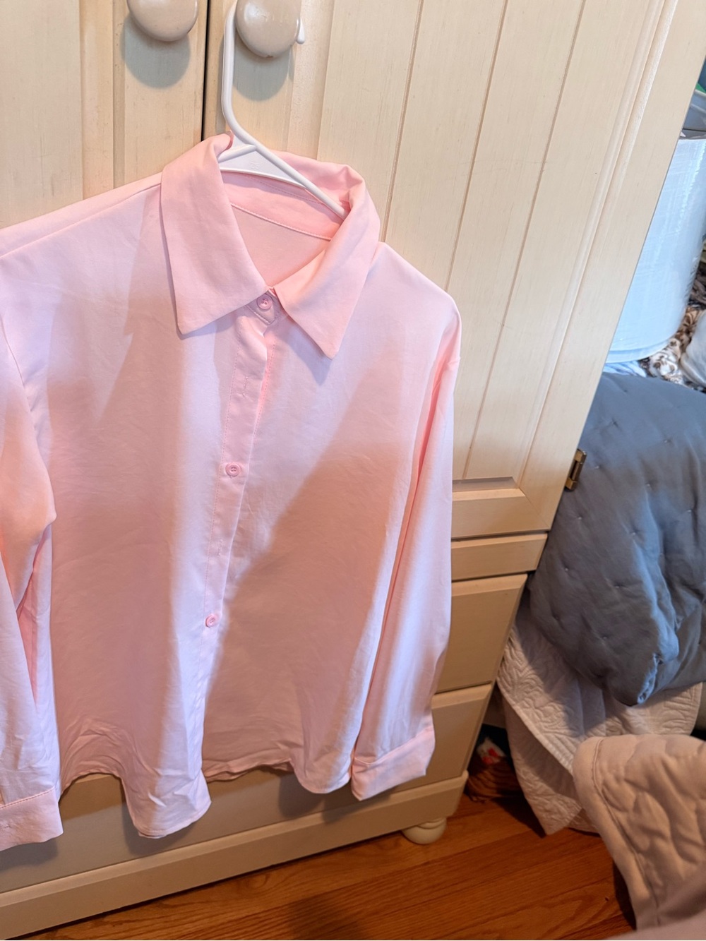 Light Pink Button-Down Collared Shirt